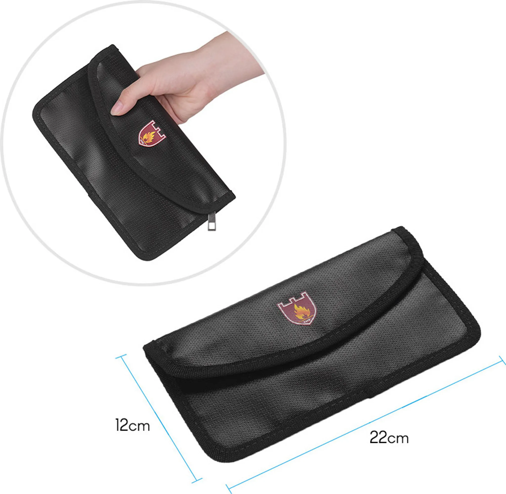 Printed Fireproof Document Bags for Promotion